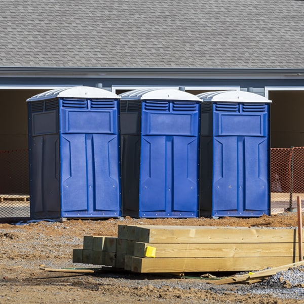 are there any restrictions on where i can place the porta potties during my rental period in Hattiesburg